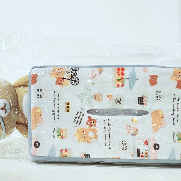 New Official Rilakkuma Tissue Box Cover Japan Toreba 36cm - Picture 2 of 3